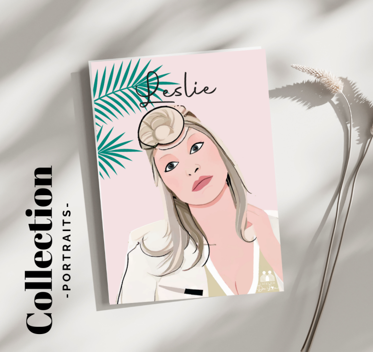 Portrait d'une femme au style Art déco avec un chapeau, dans un cadre moderne.